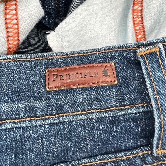 Principle Denim Innovators Wanderer Cut Off Ripped Jean Shorts Size 30 Womens - Picture 7 of 7